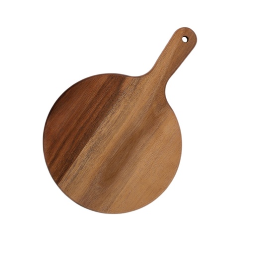 [01-332] صينية تقديم بيتزا خشبية مع مقبض 20 سم من ڤاج