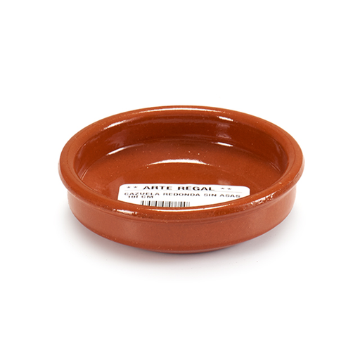 [32-008] Arte Regal Brown Clay Round Deep Plate 10 cm / 33356