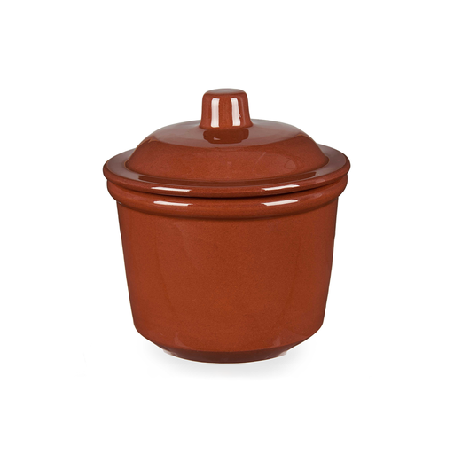 [32-074] La Dehesa Clay Small Round Jar 450 ml Brown