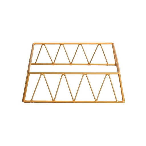 [05-274] Vague Short Golden 1/2 GN Rectangular Display Stand Riser 