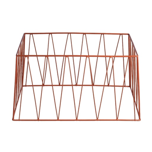 [05-295] Vague Tall Red Copper 1/1 GN Rectangular Display Stand Riser 