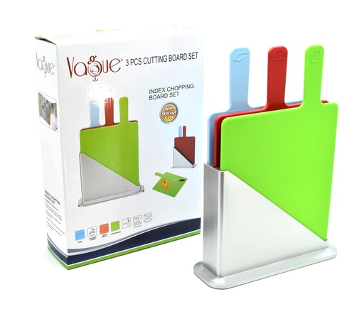 [13-1126] Vague Plastic Cutting Board Set