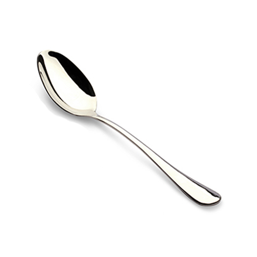 [13-120C] Vague Plano Stainless Steel Dessert Spoon
