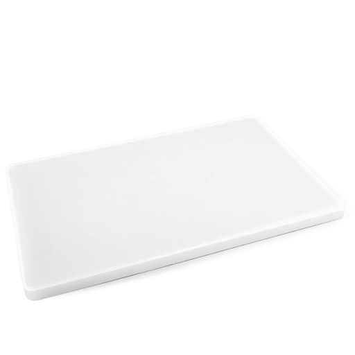 [13-1527] Vague PE Cutting Board 60 cm x 40 cm White