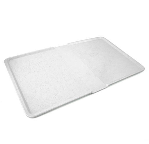 [13-1541GY] Vague Hospital Tray 56.4 x 32.8 cm Grey