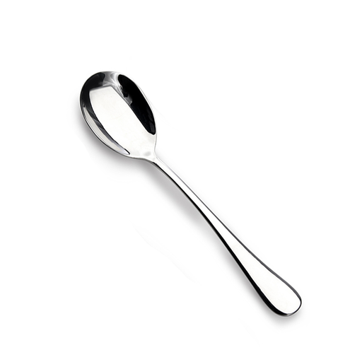 [13-787P] Vague Stainless Steel Plano Serving Spoon
