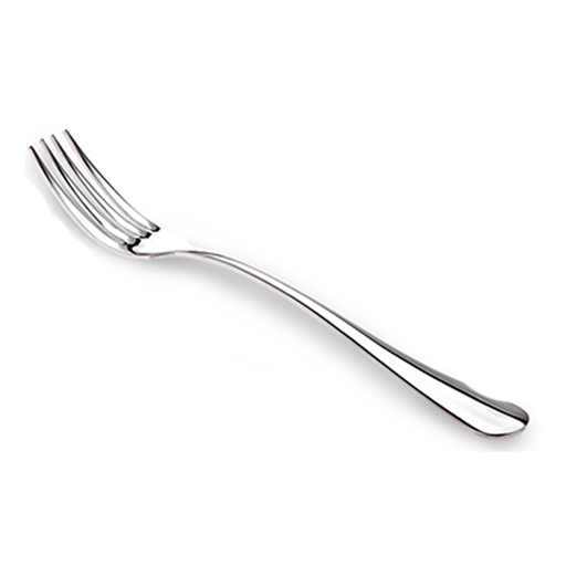 [13-788C] Vague Stainless Steel Plano Serving Fork