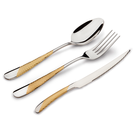 [13-842] Vague Stainless Steel Cutlery Set 76 Pieces