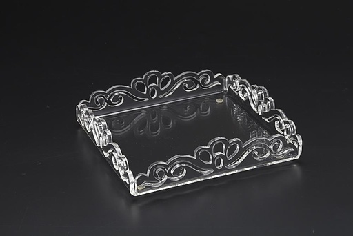 [02-090] Vague Acrylic Laser Tray Square 35 cm x 35 cm