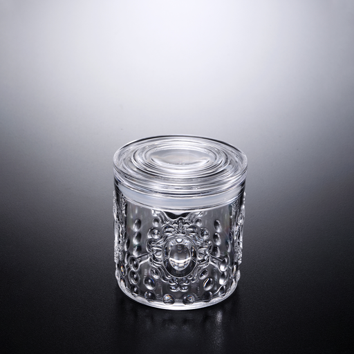 [02-1014] Vague Acrylic Transparent Jar Small