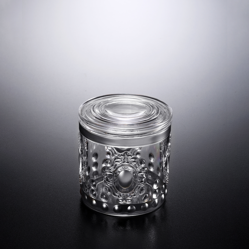 [02-1014S] Vague Acrylic Silver Jar - Small