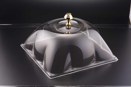 [02-140] Vague Acrylic Square Show Cover Clear 5 mm