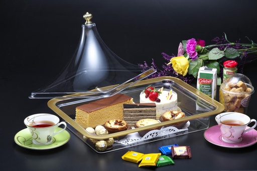 [02-162] Vague Acrylic Rectangular Tajin Gold