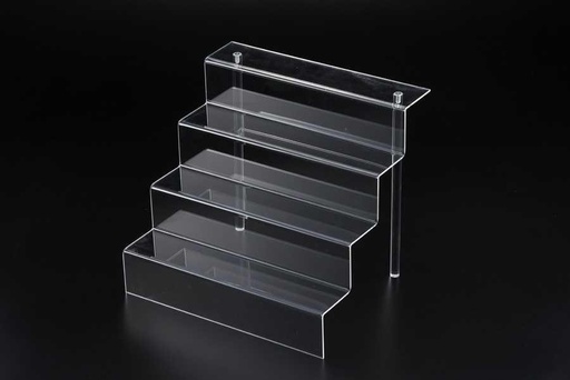 [02-602] Vague Acrylic Stairs Dessert Display Stand 28.3 cm Taiwan