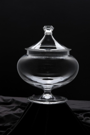 [02-603] صندوق حلوى تاج أكريليك  صغير