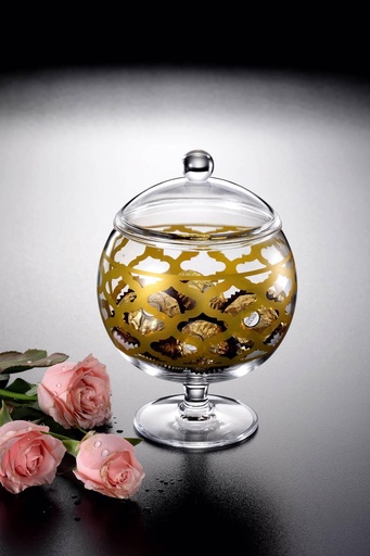 [02-621] Vague Acrylic Belly Candy Box S Gold Printing