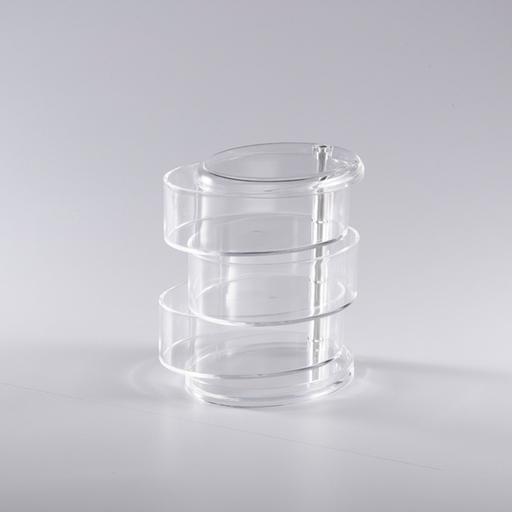 [02-1129] Vague Acrylic 3 Layers Oval Serving Stand