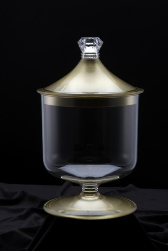 [02-671] Vague Acrylic Candy Jar S Gold