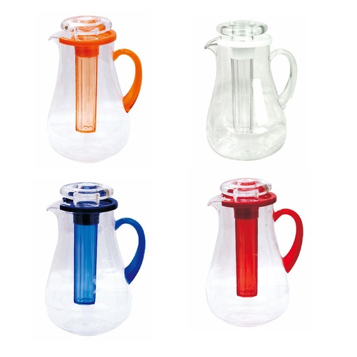 [02-758] Acrylic Water Jug 2 Liter with Ice Tube