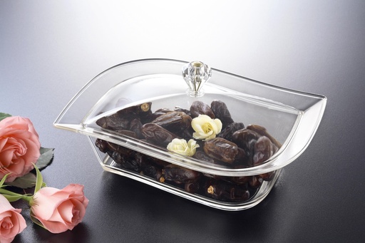 [02-765] Vague Acrylic Candy Bowl S Shape Set 18 cm x 25 cm