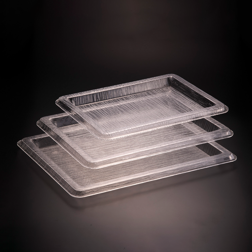 [02-805] Vague Acrylic Bark Clear Tray 60 cm