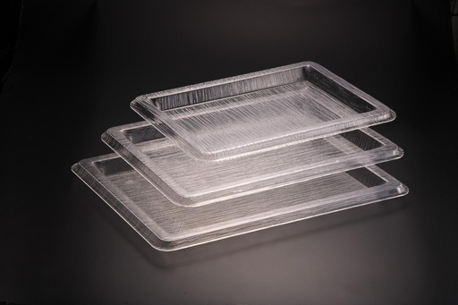 [02-806] Vague Acrylic Bark Clear Tray 65 cm