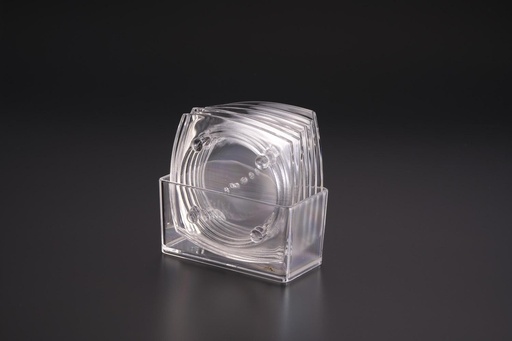 [02-813] Vague Acrylic Clear Coaster 6 Pieces Set