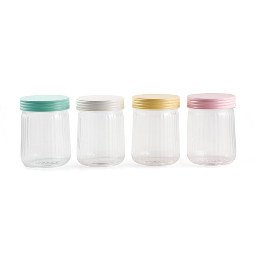 [02-874] Vague Acrylic Ripple Jar 16 cm 1 Liter