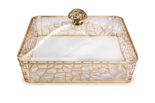 [02-957] Vague Square Acrylic Candy Box 27.2 cm x 27.2 cm
