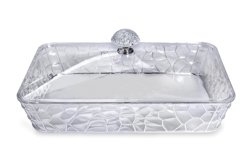 [02-968] Vague Rectangular Acrylic Candy Box with Cover 31.7 cm x 21 cm