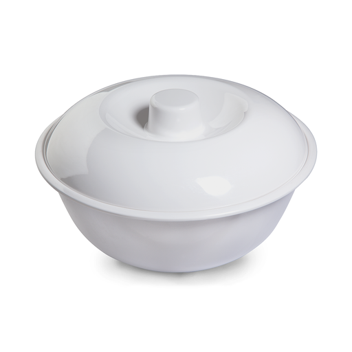 [36-001P] Vague Melamine Soup Bowl with Lid 10"
