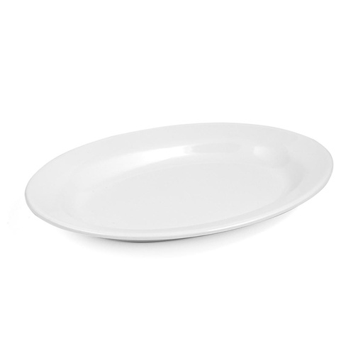 [36-023P] Vague Melamine Deep Oval Plate 9"