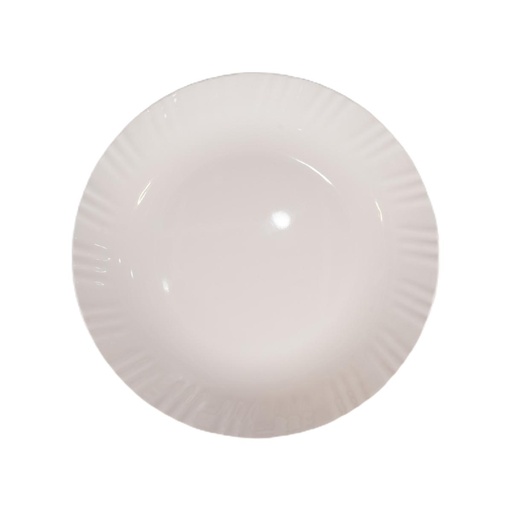 [36-032P] Vague Melamine Soup Plate 11.25"