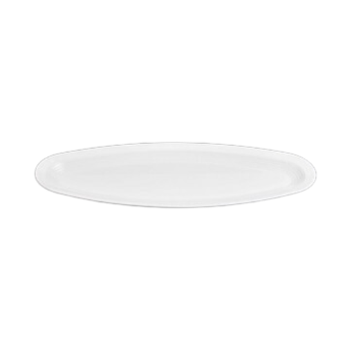 [36-091] Vague Melamine Fish Plate 19.5"