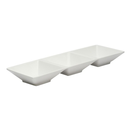 [36-095] Vague Melamine 3 Piece Connected Candy Box 14"
