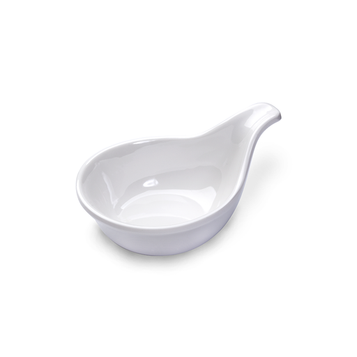 [36-209P] White Vague Melamine Mezze Bowl 10 cm