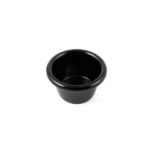 [36-223B] Vague Melamine Black Ramekin 8 cm