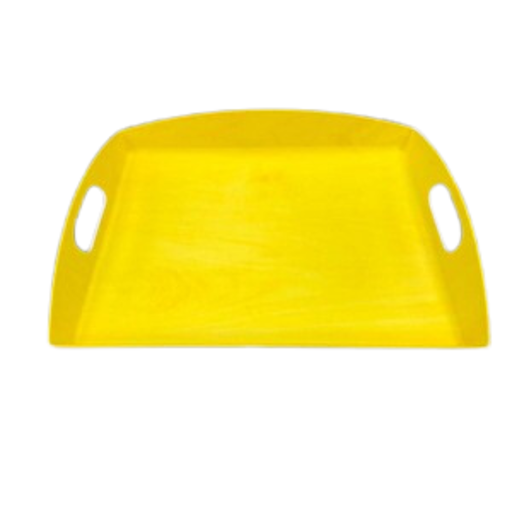 [36-300] Vague Melamine Yellow 2 Handle Tray 15"