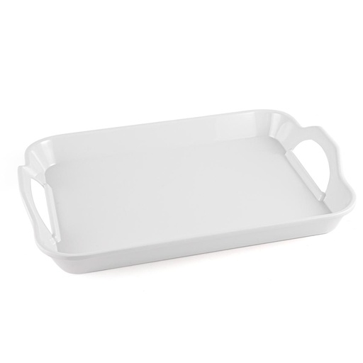 [36-358] Vague Melamine Rectangular Tray with Handle 12"