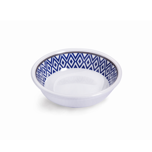 [36-384] Vague Melamine Small Dish 3.5" Blue Line