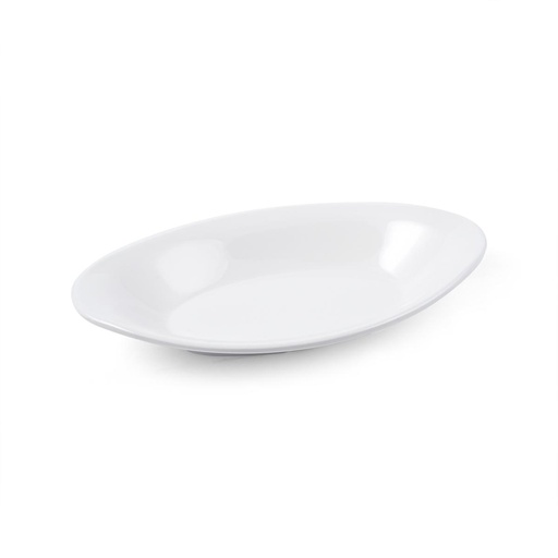 [36-473] Vague Melamine Salad Oval Platter 16.5 cm