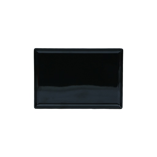 [36-478B] Vague Mel. Rectangular Shape Candy Tray 24.5x16.5x1.8 cm Black
