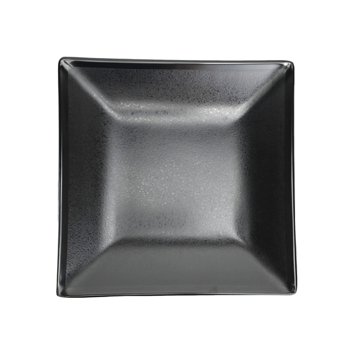 [36-638] Vague Black Melamine Square Plate 6"