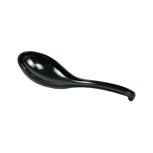 [36-696] Vague Black Melamine Rice Spoon 8.5"