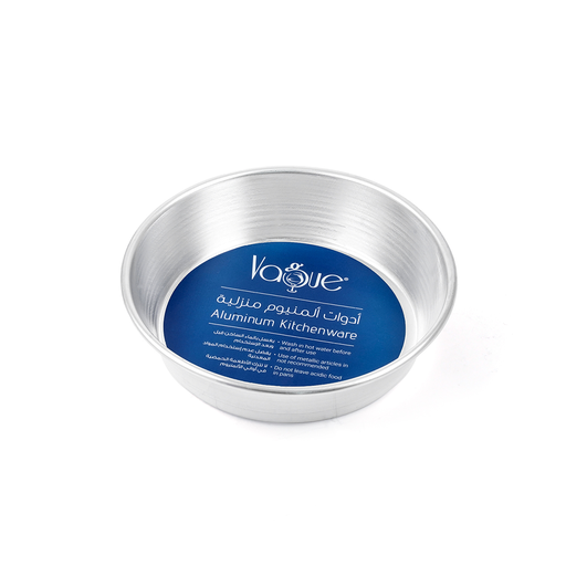 [AL-019] Vague Aluminium Round Oven Tray 20 cm/1 mm