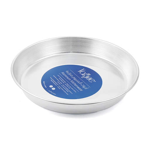[AL-025] Vague Aluminium Round Oven Tray 32 cm/1 mm