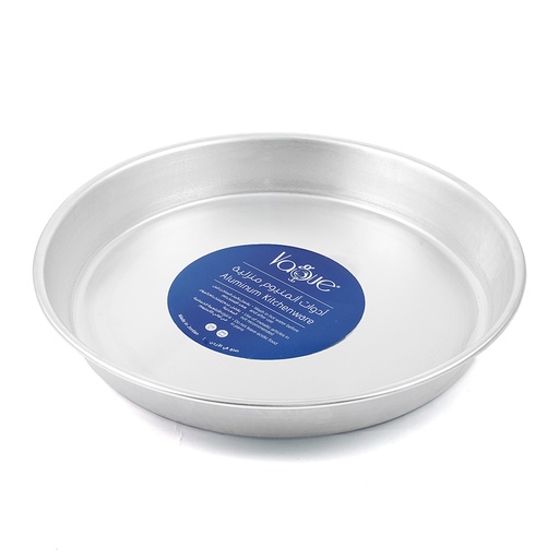 [AL-027] Vague Aluminium Round Oven Tray 36 cm/1 mm