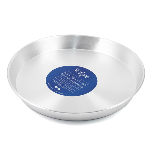 [AL-029] Vague Aluminium Round Oven Tray 40 cm/1 mm