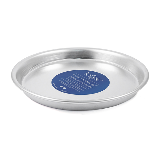 [AL-058] Vague Aluminium Pizza Tray 34 cm/2 mm