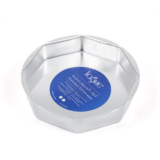 [AL-091] Vague Aluminium Cake Pot Ribbed 26 cm Straight Edge/1 mm